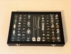 80-Piece Fashion Jewelry Collection + Phantom Mask + Display Case — photo 3