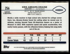 2024 Topps Chrome #244 Luke McCaffrey RC