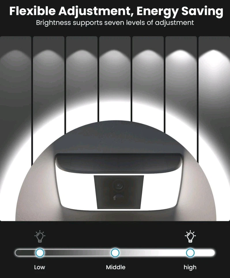 Battery Wall Light Camera - Image 3 of 4