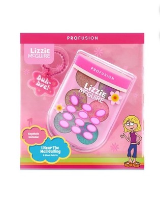Y2K Lizzie McGuire Profusion Cosmetics Flip Phone 6 Shade Lip Palette & Keychain