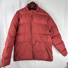 Vintage Frostline Jacket Mens Large Puffer Coat Quilted Insulated 80s USA Warm