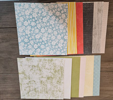 STAMPIN UP DSP -MIXED UP PATTERNS 6 X 6 - 12 Pieces