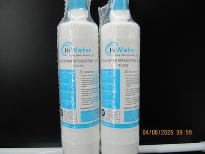 Hiwater Refrigerator Replacement Filter -JTB-1393 ( Lot of 2 )
