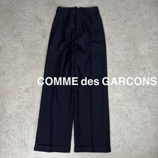 USED 90S-00S COMME DES GARCONS HIGH-WAISTED WIDE STRAIGHT TROUSERS, SIZE GOOD