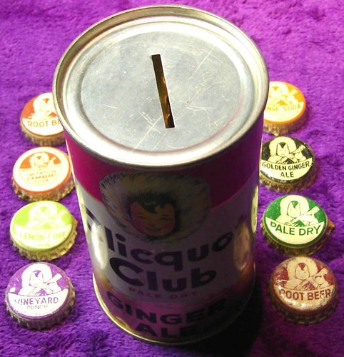 (10) COLORFUL OLD CLIQUOT CLUB SODA BEVERAGE SOFT DRINK ADVERTISING ITEMS - Bild 3 von 4