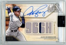 Alex Rodriguez 2020 Topps Luminaries Hit Kings Patch Auto Card #HKAP-AR 05/15