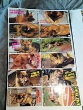 27x Kommissar Rex Dunkin Bubble Gum sticker Kaugummisticker Kaugummibilder 