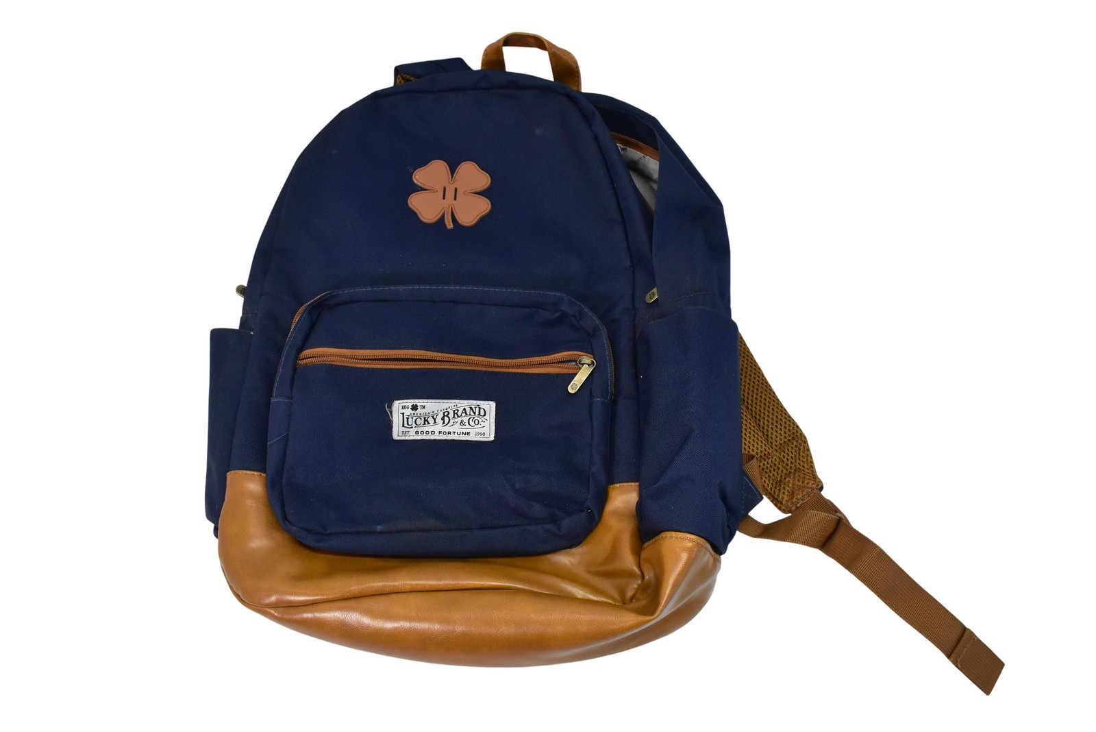 Brown Trim Laptop Compartment Travel Bag