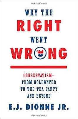 WHY THE RIGHT WENT WRONG: CONSERVATISM--FROM GOLDWATER TO By Dionne E J Jr. NEW