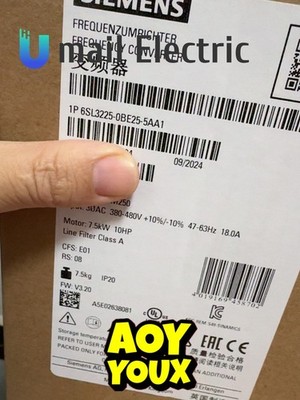 1PCS NEW Siemens 6SL3225-0BE25-5AA1 G120 P0WER Module 6SL3225-0BE25-5AA1