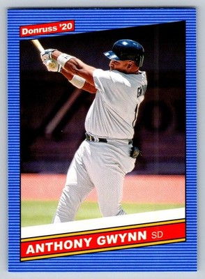 2020 Donruss #218 Tony Gwynn R86, VAR ''Anthony Gwynn'' on front Padres
