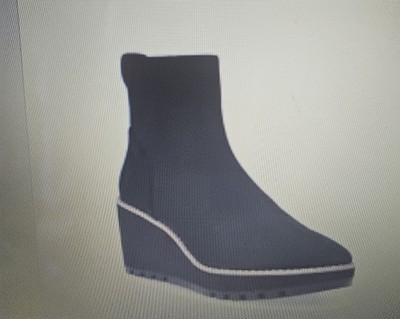 Anne Klein Philipa Wedge Women's Bootie Black Size 9 Medium Width Shoes