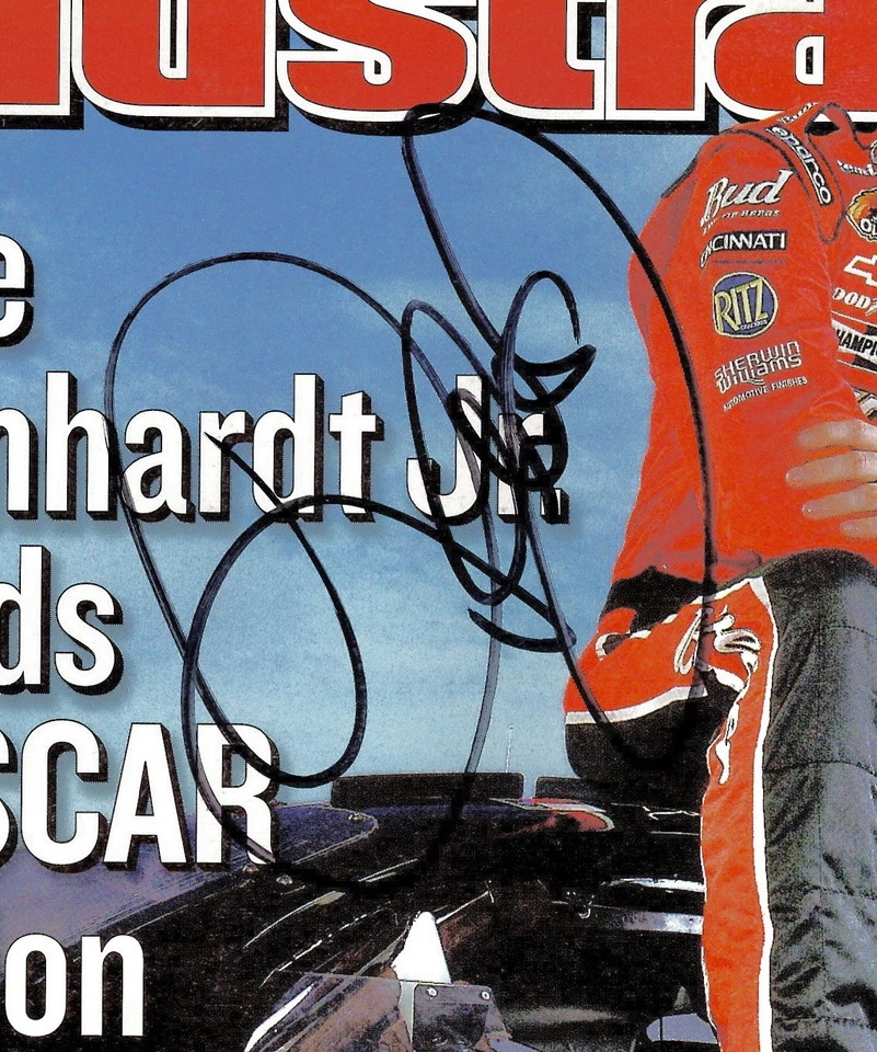 Dale Earnhardt Jr Signed Sports Illustrated Full Magazine July 1, 2002 PSA/DNA - Image 2 of 4
