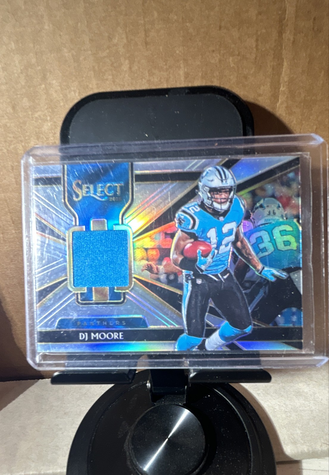DJ Moore Panini Select Select Swatches Prizm #12 Base