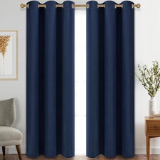 Blackout Curtains for Bedroom Grommet Thermal Insulated Room Darkening Curtains
