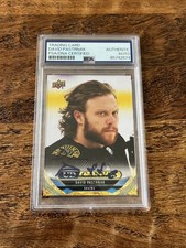 David Pastrnak IP Signed UD Canvas Card PSA DNA Coa Bruins Autographed