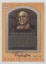 2012 Panini Cooperstown Bronze History 106/599 Ed Barrow #96 HOF 0a3