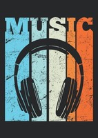 Titel: Notizbuch A4 Liniert - Retro Hip Hop Design 120