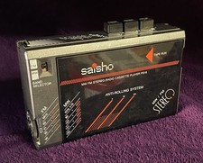 1980s Saisho PS16 Walkman Radio/Cassette Player Working, No Headphones 
