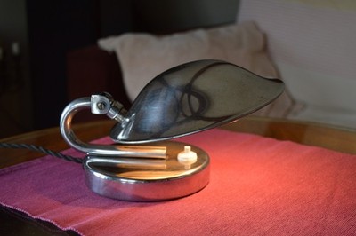 Antique Czech ART DECO, BAUHAUS , FUNCTIONALISM 1930's Marked Napako Table  Lamp