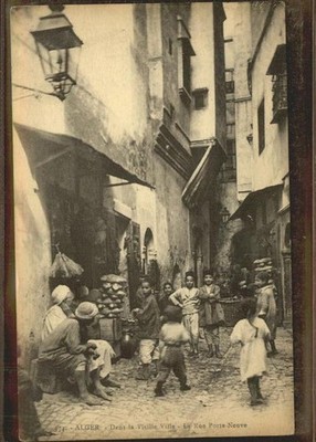 Alger Algeria Dans la Vieille Ville Rue Porte_Neuve
