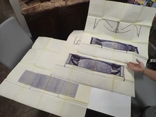 1950s Blueprints JBL Paragon Metregon CRAIG ELLWOOD Architect MCM Schematics