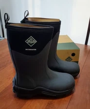 NIB Muck Boots Muckmaster Mid, Black Size: Men's 8/ Women's 7
