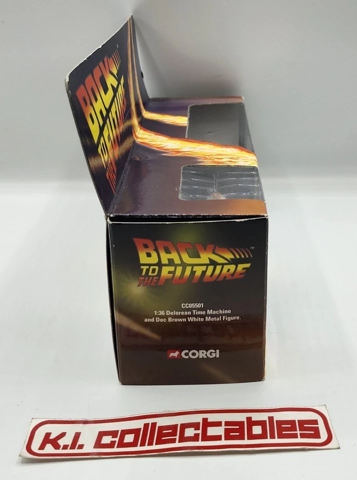 Corgi Back to the future DeLorean Time Machine and Doc Brown  CC05501 - Image 4 of 4