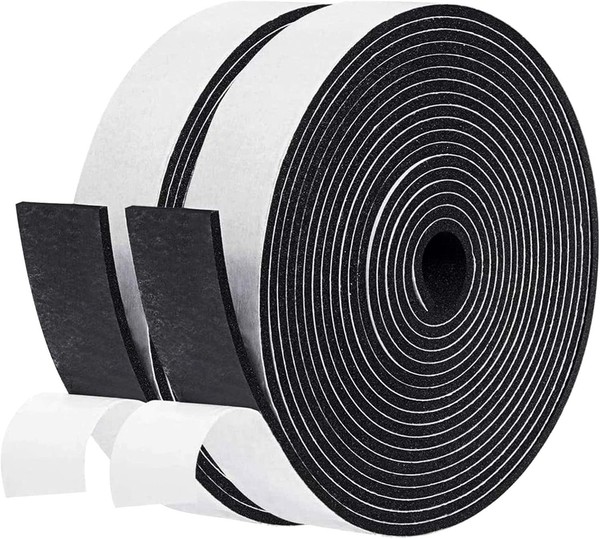 Fowong Selbstklebend Dichtungsband 25Mm X 3Mm Schwarz-image