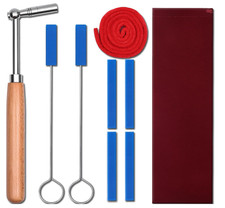 Professional Piano Tuning Kit, 9 PCS Piano Tuner Wrench Hammer piano tuning Mute