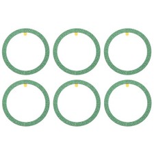 55x1mm ODxT Glitter Universal Wireless Metal Ring Sticker, 6 Pack, Green