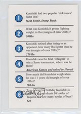 1999 A Question of Sport Game Konishiki f9a