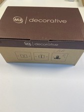 Decorative 13A 1 gang switched socket with USB outlet black