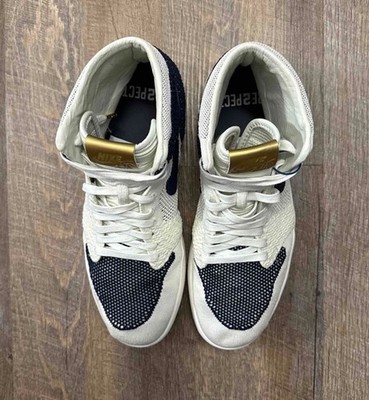 Air Jordan 1 Retro High OG Flyknit RE2PECT Derek Jeter Sz 12  display picture 2