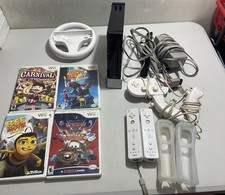 Nintendo Wii Console Bundle, 2 Wiimotes & 2 Nunchucks & 4 Game & More!