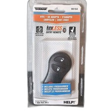 Dorman 99164 Black Keyless Entry Remote 3 Button Compatible Fits Chrysler Dorman 99164 Black Keyless Entry Remote 3 Button Compatible Fits Chrysler