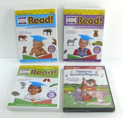 Your Baby Can Read DVD Early Language starter review Vol 3 + baby genius rhymes