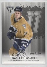 2003 Pacific Private Stock Titanium Retail Jersey Number /250 David Legwand 0m8e