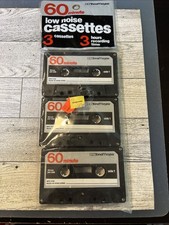 ToneMaster 60min Cassette Tapes Low Noise Normal Position 3 tapes NOS NEW RARE