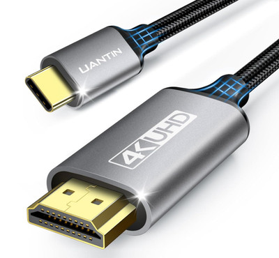 USB C to HDMI Cable 6Ft | 4K High-Speed USB 3.1 Type-C to HDMI Cord [Thunderbolt