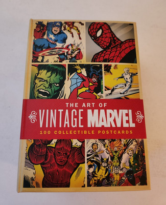 MARVEL COMICS The Art of Vintage Marvel: 100 Collectible Postcards (2007) Unused