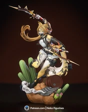 Pulchra Fellini | 3D Printed Figure | Collectible | Art Piece | Painted