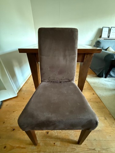 Beautiful solid wood dining Table With 6 Chairs Extendable Paid £1000 Excellent - Picture 6 of 24