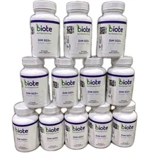 12 Pack Biote Nutraceutical DIM SGS + Hormone  Detox 60 Capsules EXP 03/2026 NEW