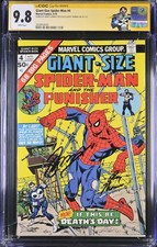 GIANT-SIZED SPIDER-MAN #4 CGC 9.8 WHITE CONWAY, THOMAS DOUBLE-SIGNED #2828834005
