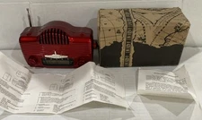 Baby Tucky Radio Red With Box Accent International Tested Works