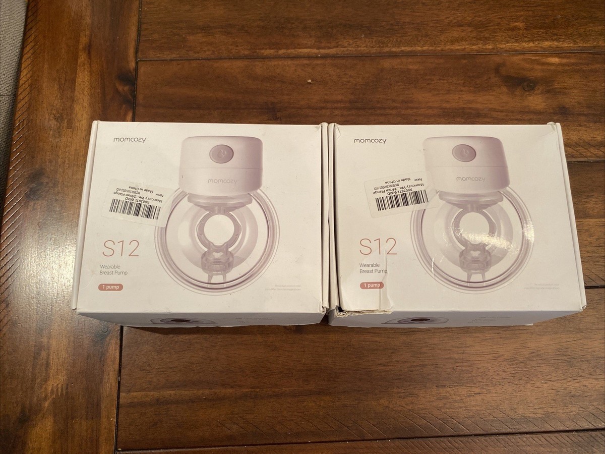 Momcozy S12 9-Levels Double Wearable Breast Pump - White Open Box  display picture 1
