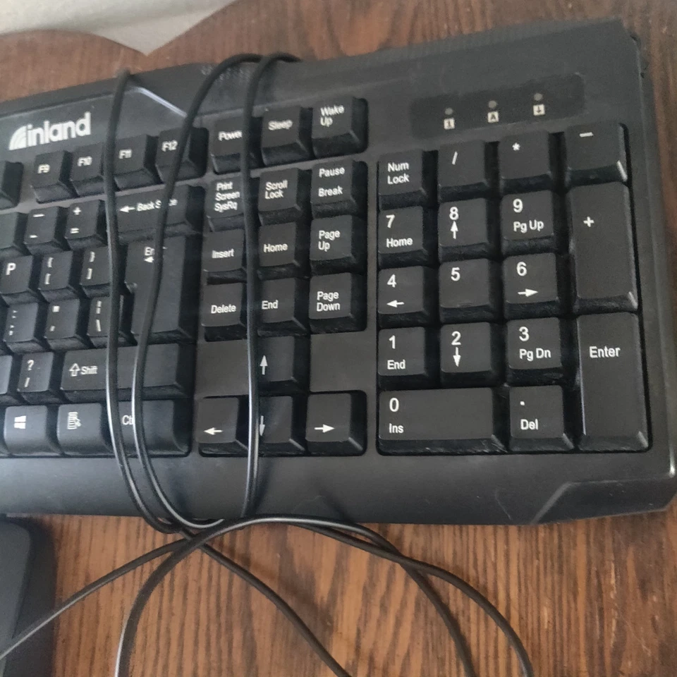 USB Keyboard and Mouse Combo Computer Inland Brand NEW never used - Image 4 of 4