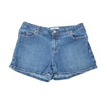 Vintage Y2K Old Navy medium wash blue denim jean low rise shorts 10