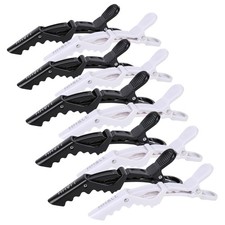 10 Pack Plastic Alligator Hair Clips Non Slip Grip for Styling Sectioning